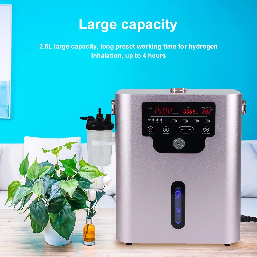 Physical Therapy H2 Hydrogen Absorption Machine High Purity Hydrogen Generation Inhalator