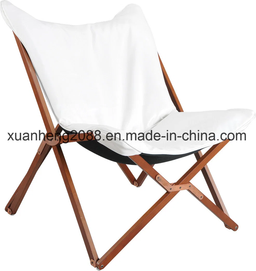 Silla ajustable plegable de madera de playa Commercial Interior y exterior Chaise Tumbona