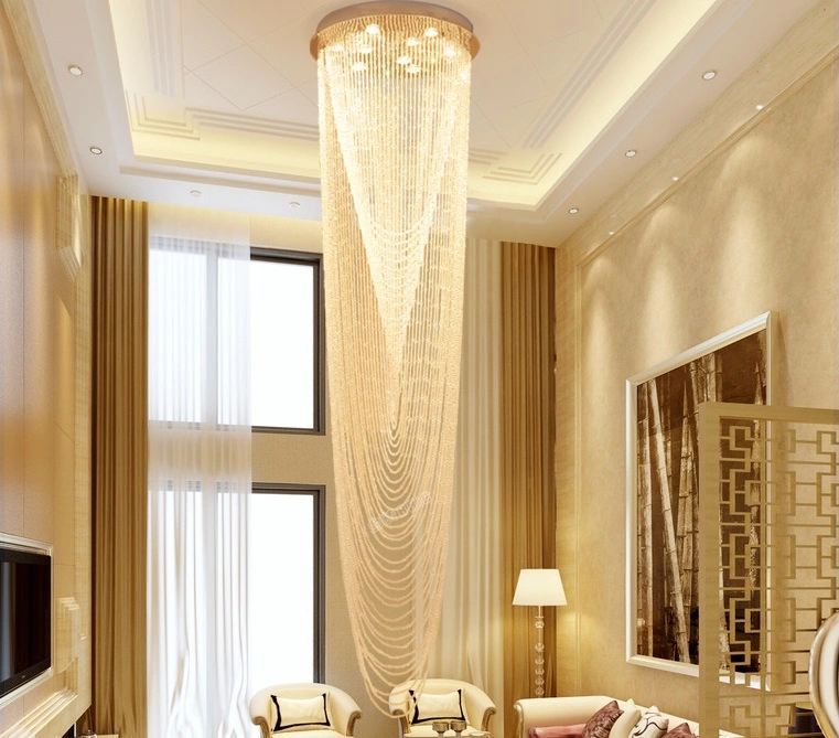 Modern Luxury Chandelier Crystal Pendant Lighting Big Size Ceiling Light for Big Hotel Zf-Cl-035