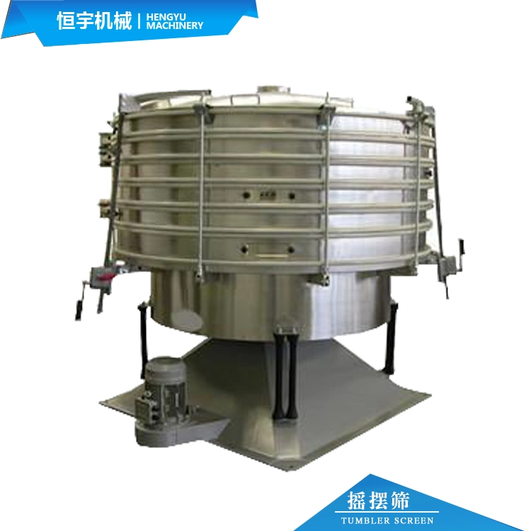 Impurity Removal Vibration Swinging Rotary Sieve Screen Machine