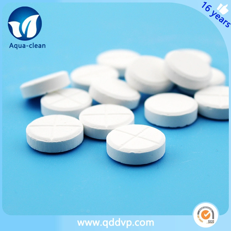 SDIC Sodium Dichloroisocyanurate Water Chemicals Disinfectant Effervescent Tablet 3.3G