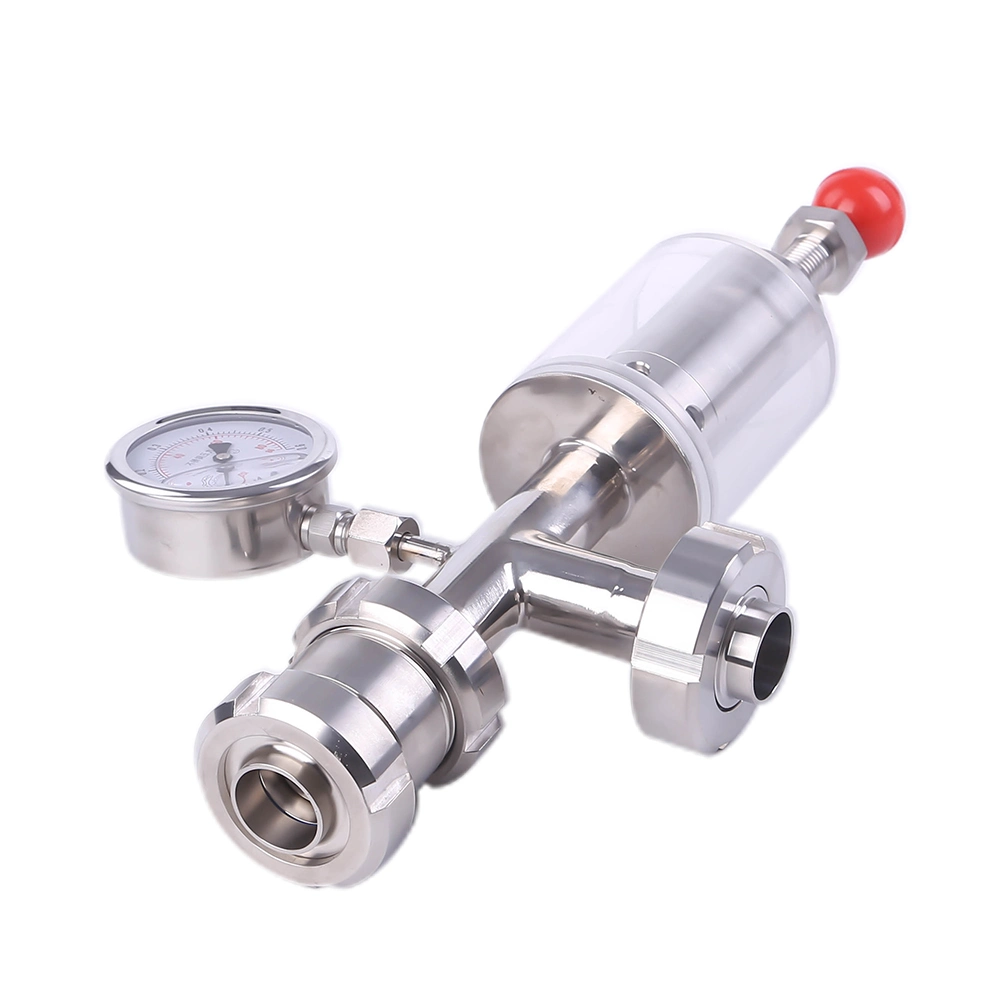 Hygienic Cross Pressure Relief Valves with SS304 Grade