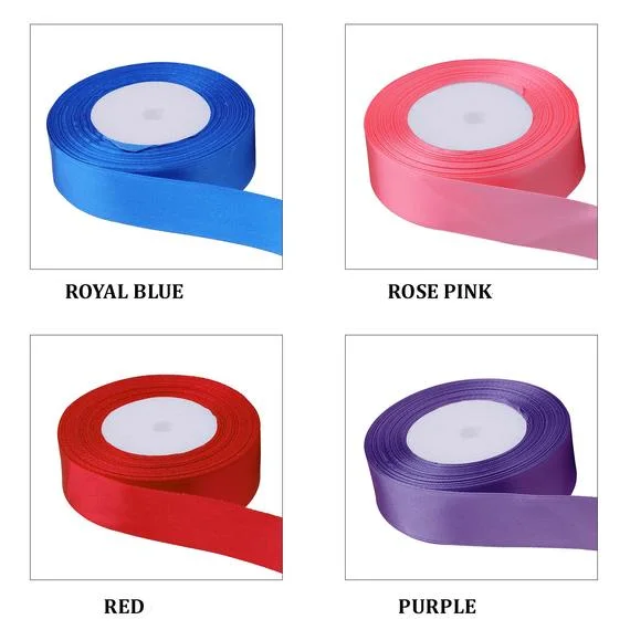 Satin Ribbon, Elegant Durable Delicate Satin Ribbon Roll, Party for Gift Crafts Wedding