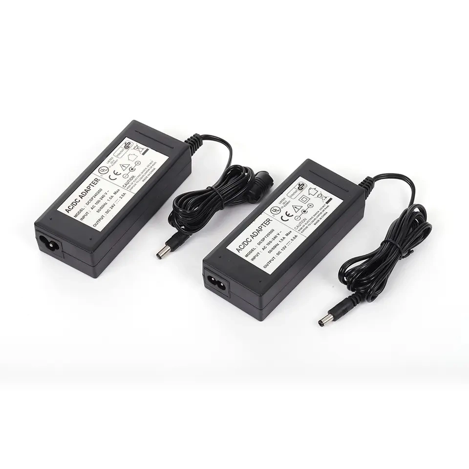 Update-Custom Us EU UK Aus Wall Plug 12V 24V 36V 42V DC Adaptor Power Supply