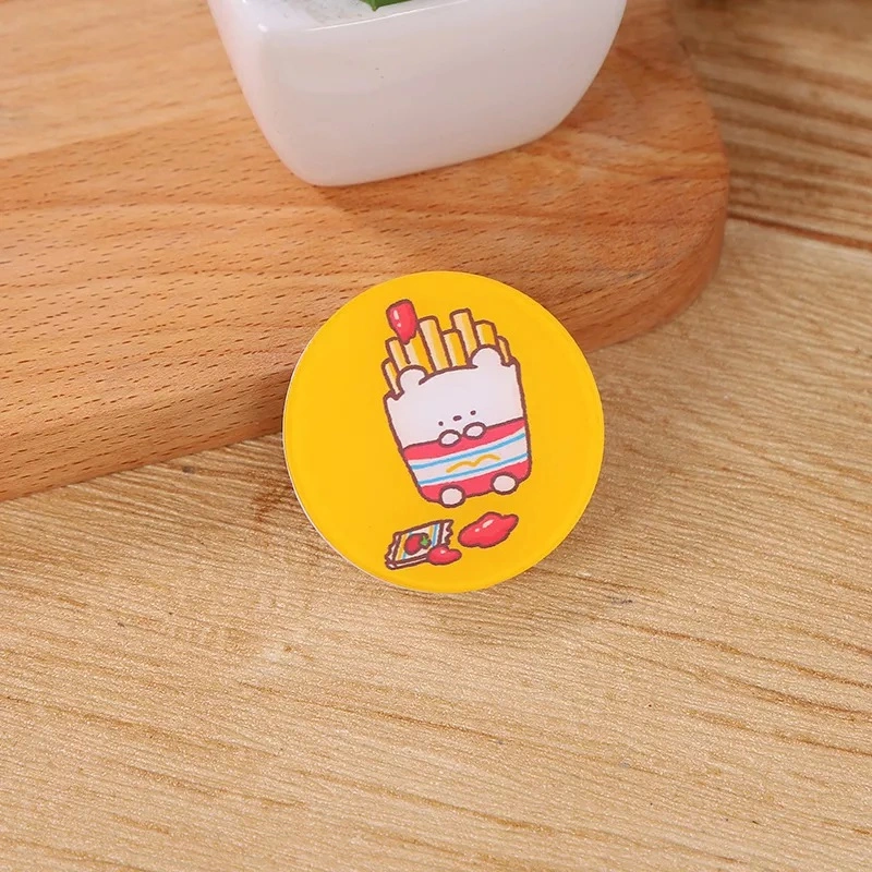 Tinplate Badge Day Cartoon Character Peripheral Badge Creative Souvenir Animation Double Flash Brooch Wholesale/Supplier