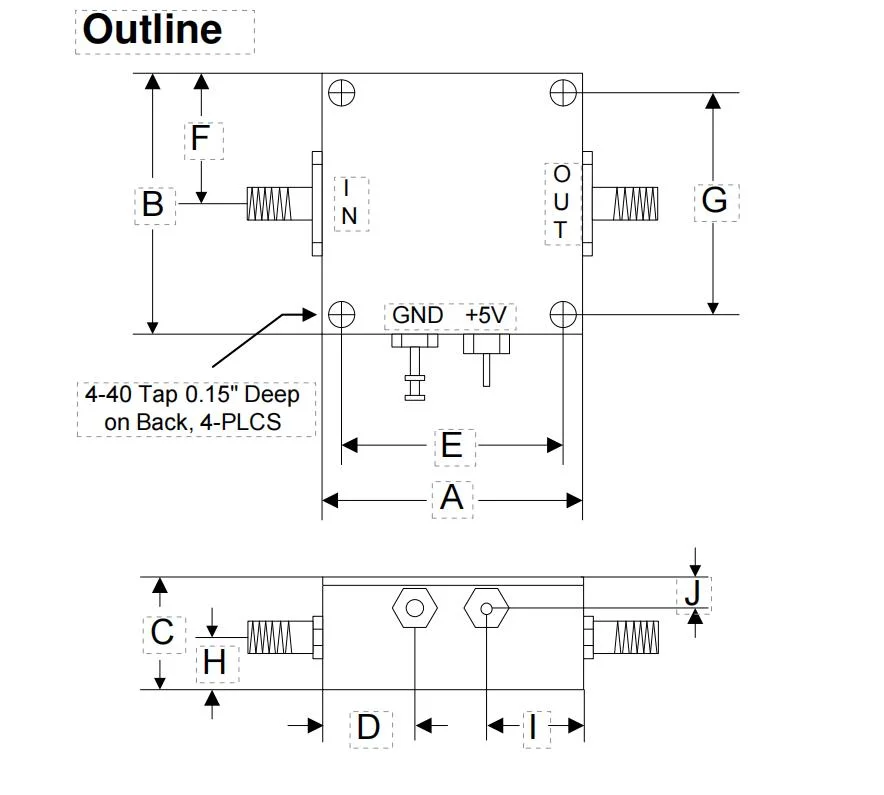 RF Amplifier Operates with Frequency Range From 800 to 1000MHz.