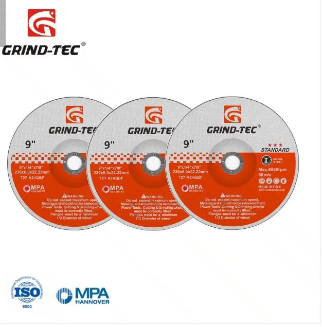 Grind-Tec Abrasives Disc 9" 230X2X22mm Metal/Stainless Steel Cutting Wheels