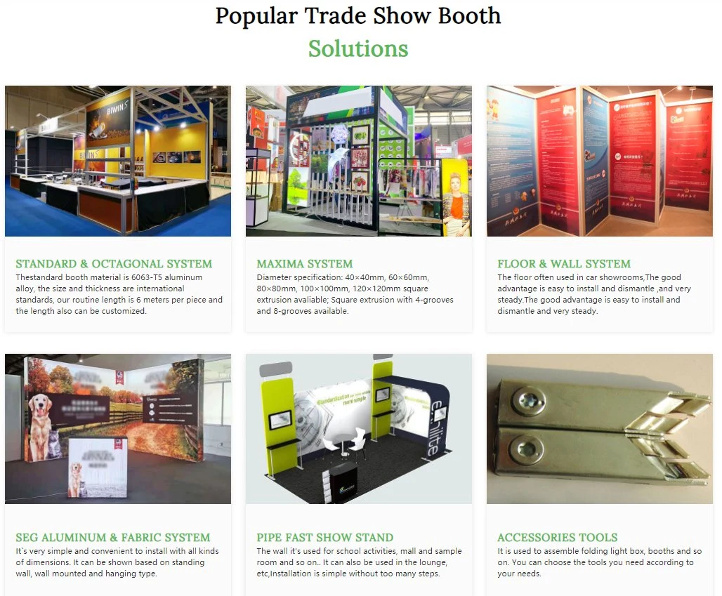 Folding Light Box Easy-Stand Ez07 Exhibition Design Service Companies of Showcase