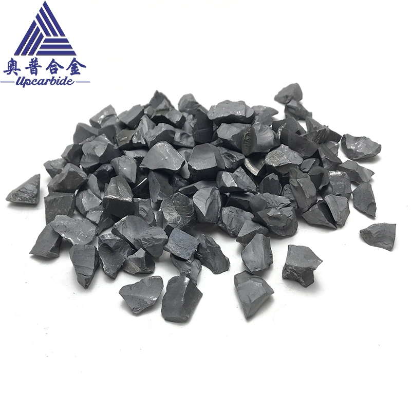 100% de las materias primas Yg8 9.5~12.7mm de carburo de tungsteno cementado Chips de cobalto Grit