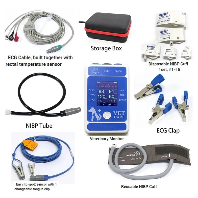 Cheap Veterinary Vital Sign Monitor Animal Use Portable Vet Monitor