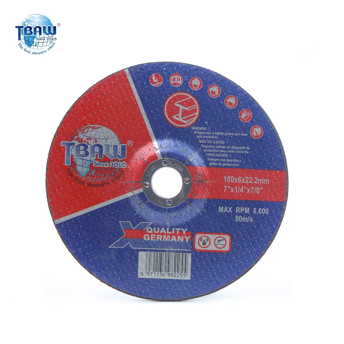 Original Factory Type 27 125mm Thickness 3mm 6mm Metal Abrasive Grinding Wheel