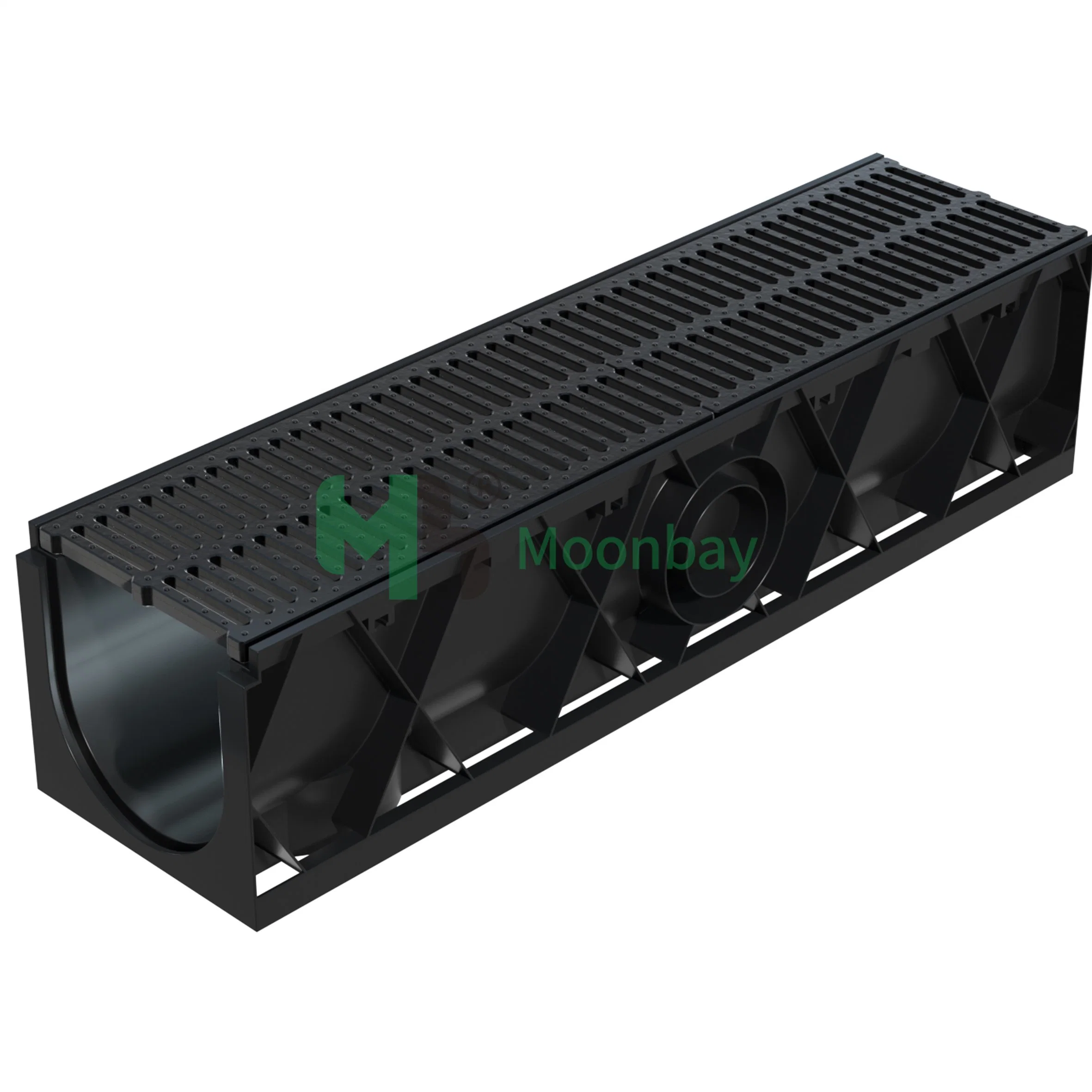 Quality Trench Drain Plastic Drainage Channel with Various Cover