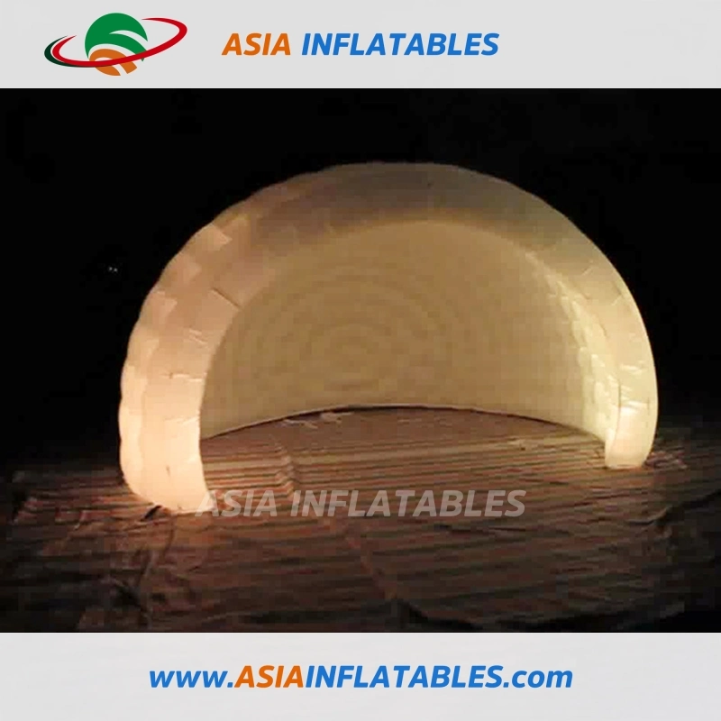 Inflable de iluminación LED Luna Carpa Igloo Carpa Domo