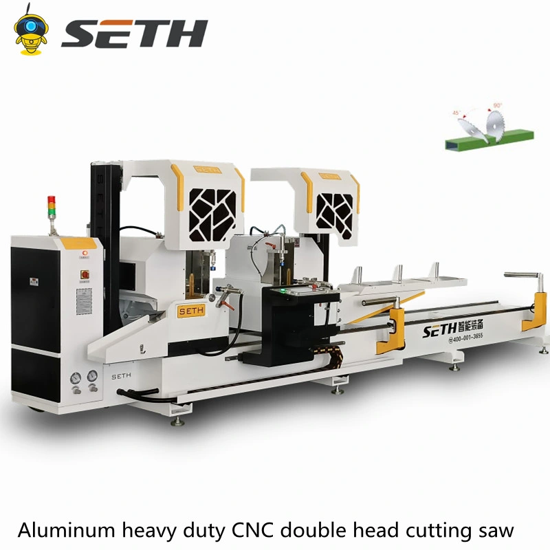 Aluminum Processing Machinery Window Machine CNC Double Head Precision Mitre Saw