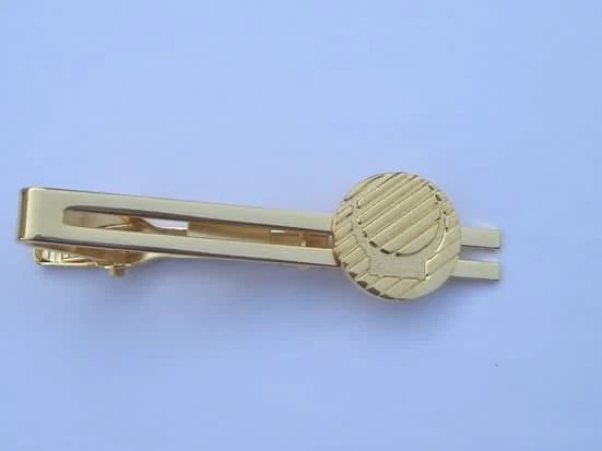 Metal Tie Bar with Customer's Logo Engraving