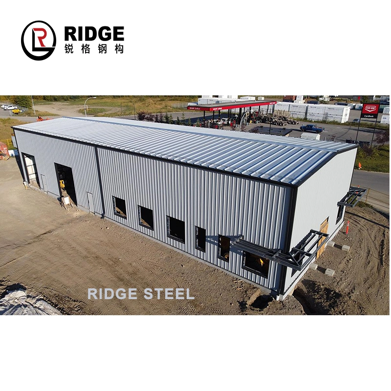 Prefab Steel Structure Metal Building Steel Frame Food Drying Machine Shop