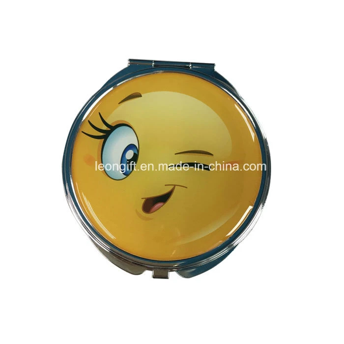 Wholesale/Supplier Custom Metal Emoji Compact Mirror