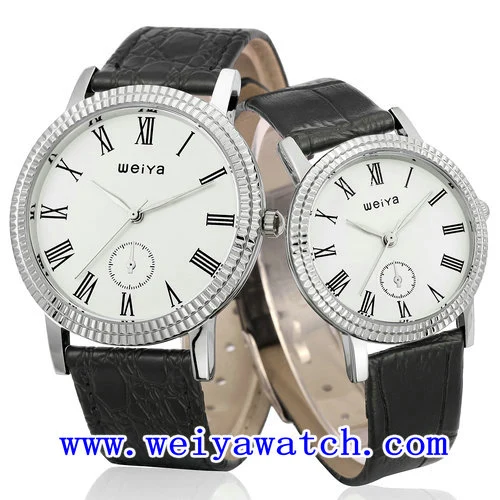 Alloy Leather Watch Promotion Casual Watch with Unisex (WY-1083GB)