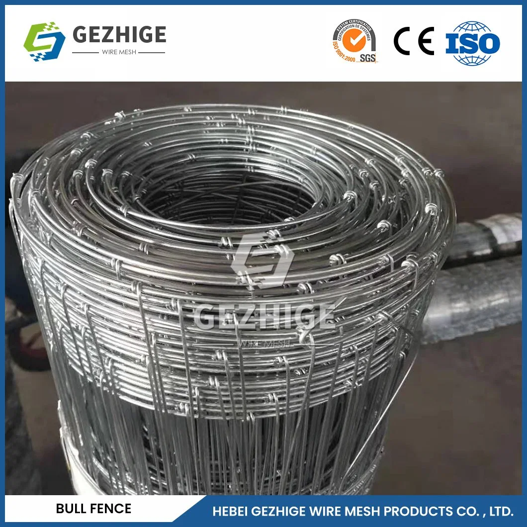 Gezhige Novel Structure Grassland Protection Fence Suppliers Sample Available Farm Wire Mesh Fence China 50*100mm Mesh Size Field Fence Grassland Fence