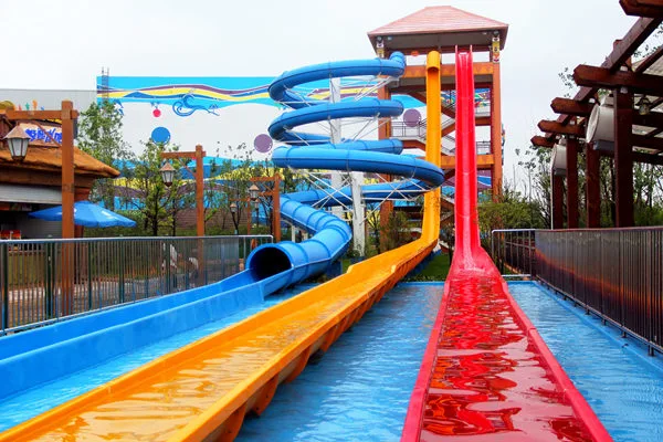 Speed Water Slide Play Equipment Aqua Park Giant Water Park