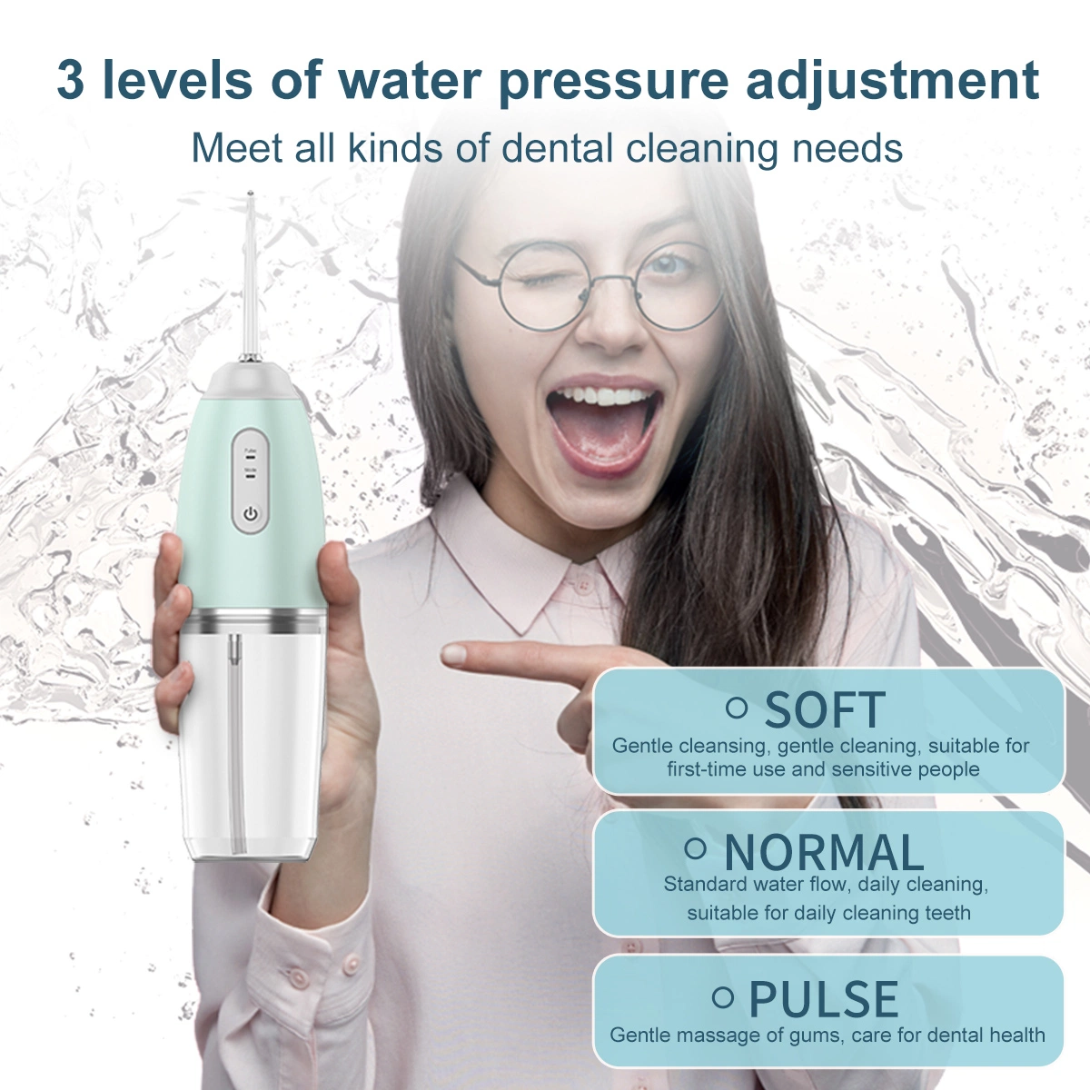 Travel Personal Water Flosser for Teeth Electric Water Flosser