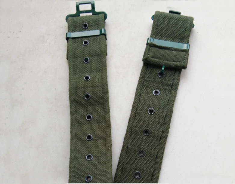 British Style Thick Military Belt and Custom Printed Cotton Webbing Belt