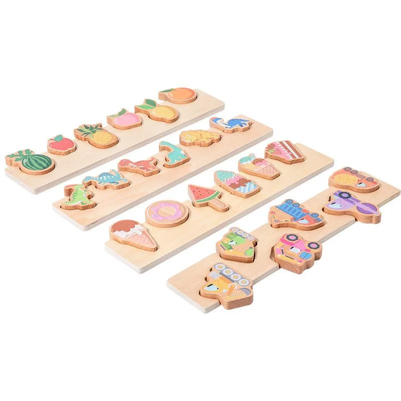 Vehículo de madera Chunky Puzzles - juguetes educativos para niños pequeños