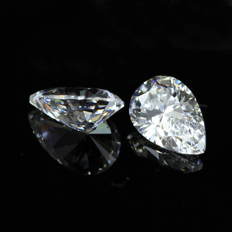 High quality/High cost performance  Cubic Zirconia Jewelry White 2-18 mm Pear Cut CZ Stones Hot Sale Products Wholesale/Supplier Price CZ