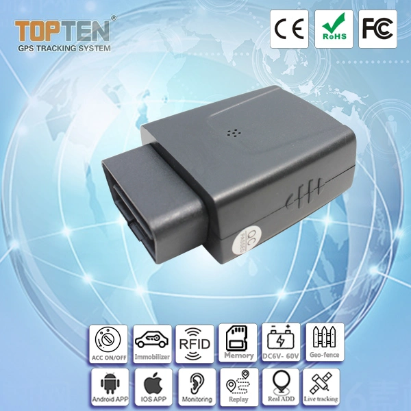 Remote Fleet GPS OBD Car Alarm with Wireless RFID Driver ID Tag Tk208-Wy