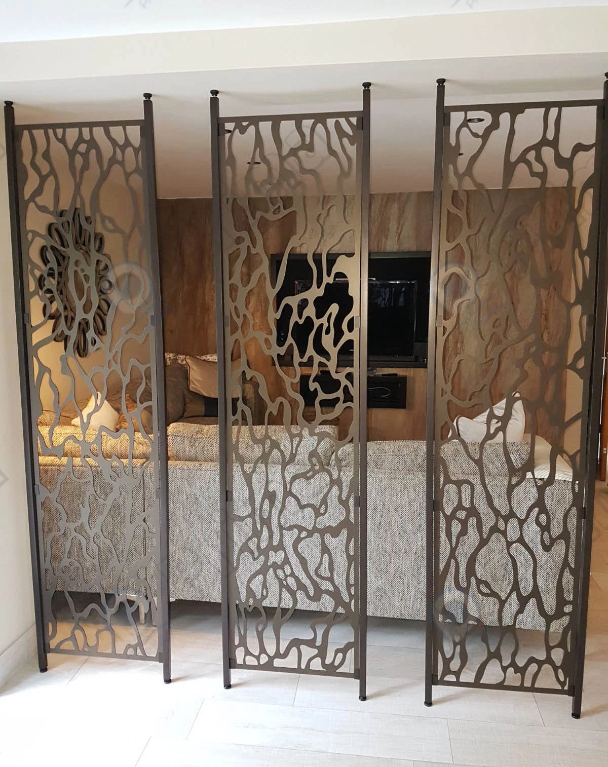 Laser Cut Metal pantalla de privacidad decorativo Metal pantalla Laser Cut