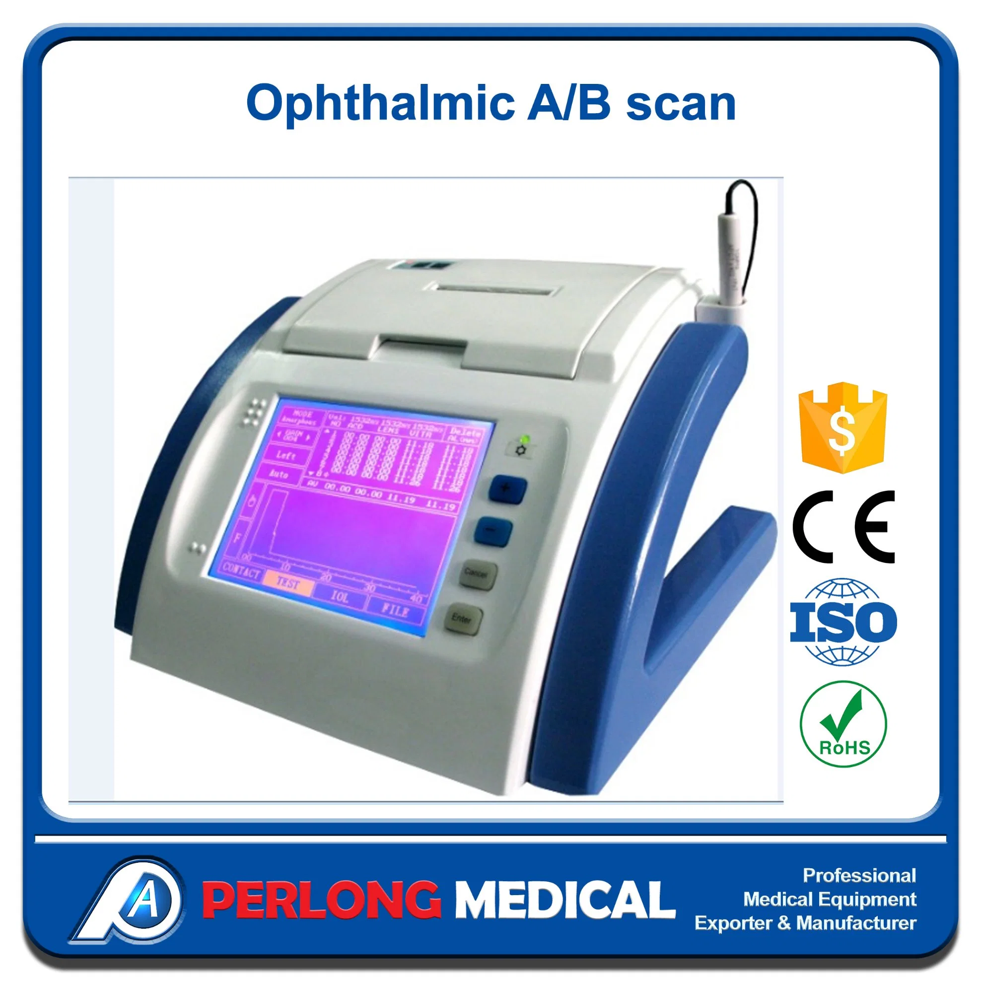 Ber-B Newest Ophthalmic a/B Ultrasound Scanner for Eyes