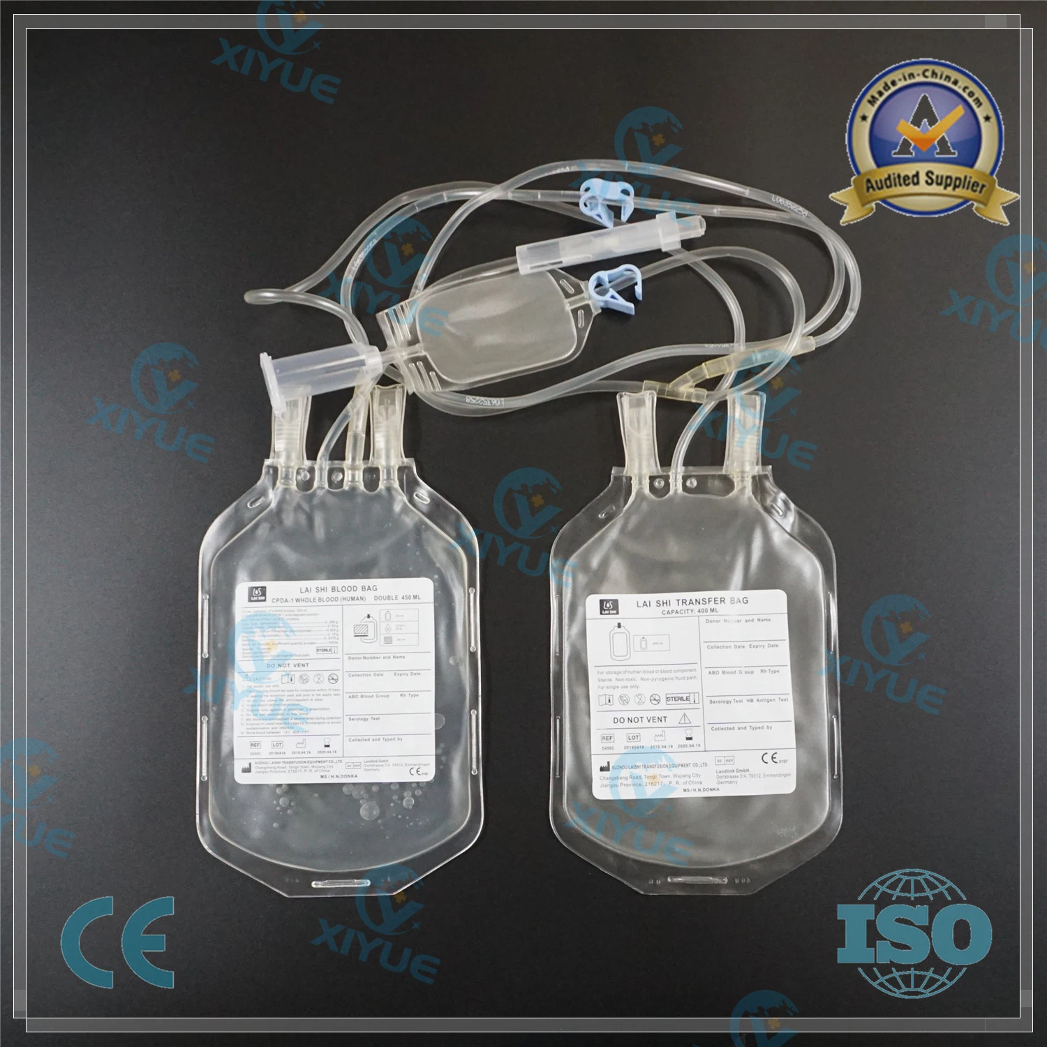 Disposable Blood Bag for Blood Tranfusion