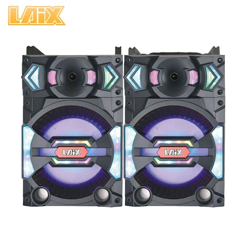 Dual 10inch Outdoor Home DJ Big Power Active and Passive 2.0 Speaker