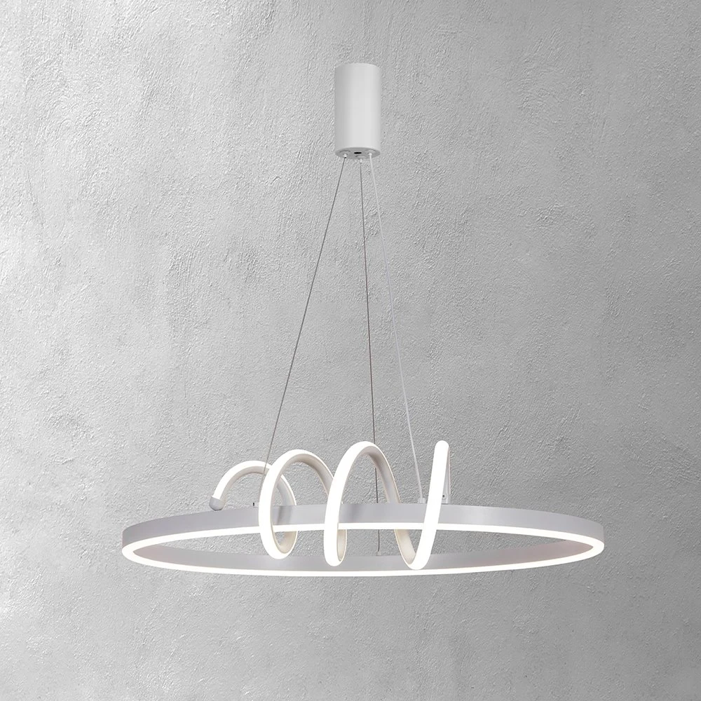 LED40W Adjustable Spiral Pendant Light for Living Room Bedroom Chandelier