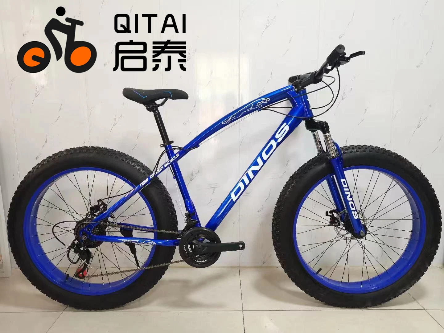 2021 Nuevo diseño del modelo 26*4.0 pulgadas neumático de bicicleta de montaña con grasa de color brillante 21 Marcha Bike