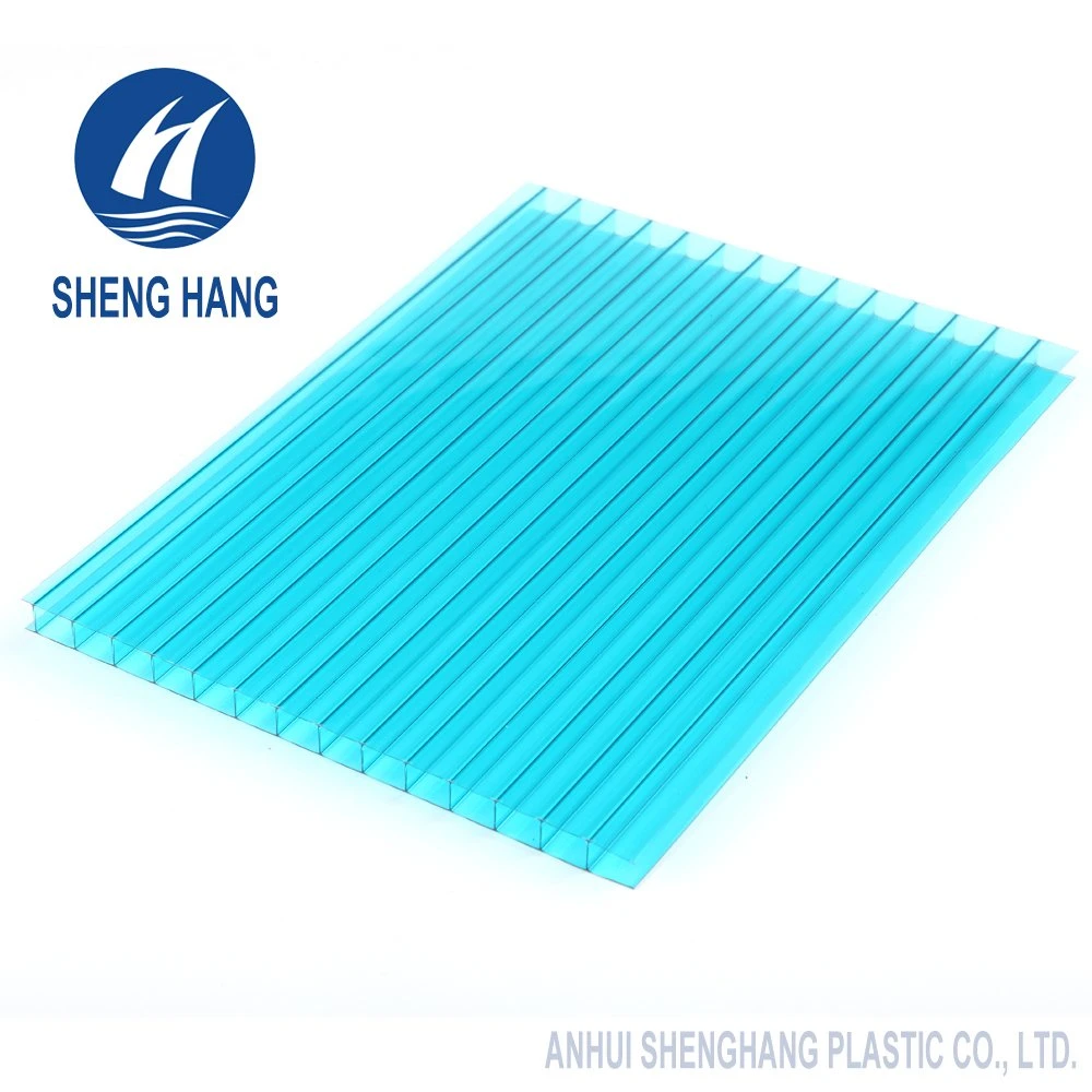 4mm/6mm/8mm10 mm doppelwandige Polycarbonat-Hohlplatte