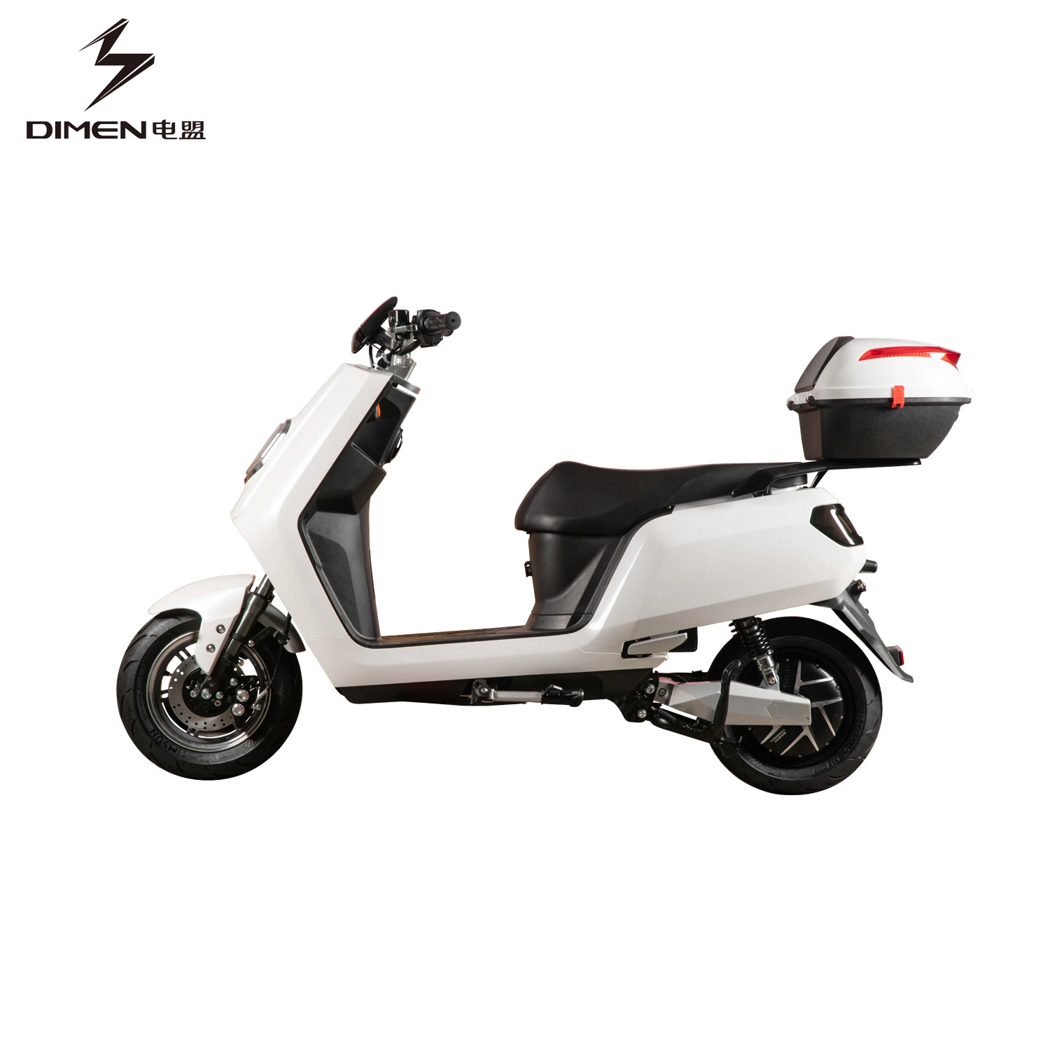 Con 140km Scooter eléctrico de largo alcance motocicleta CKD Fábrica China