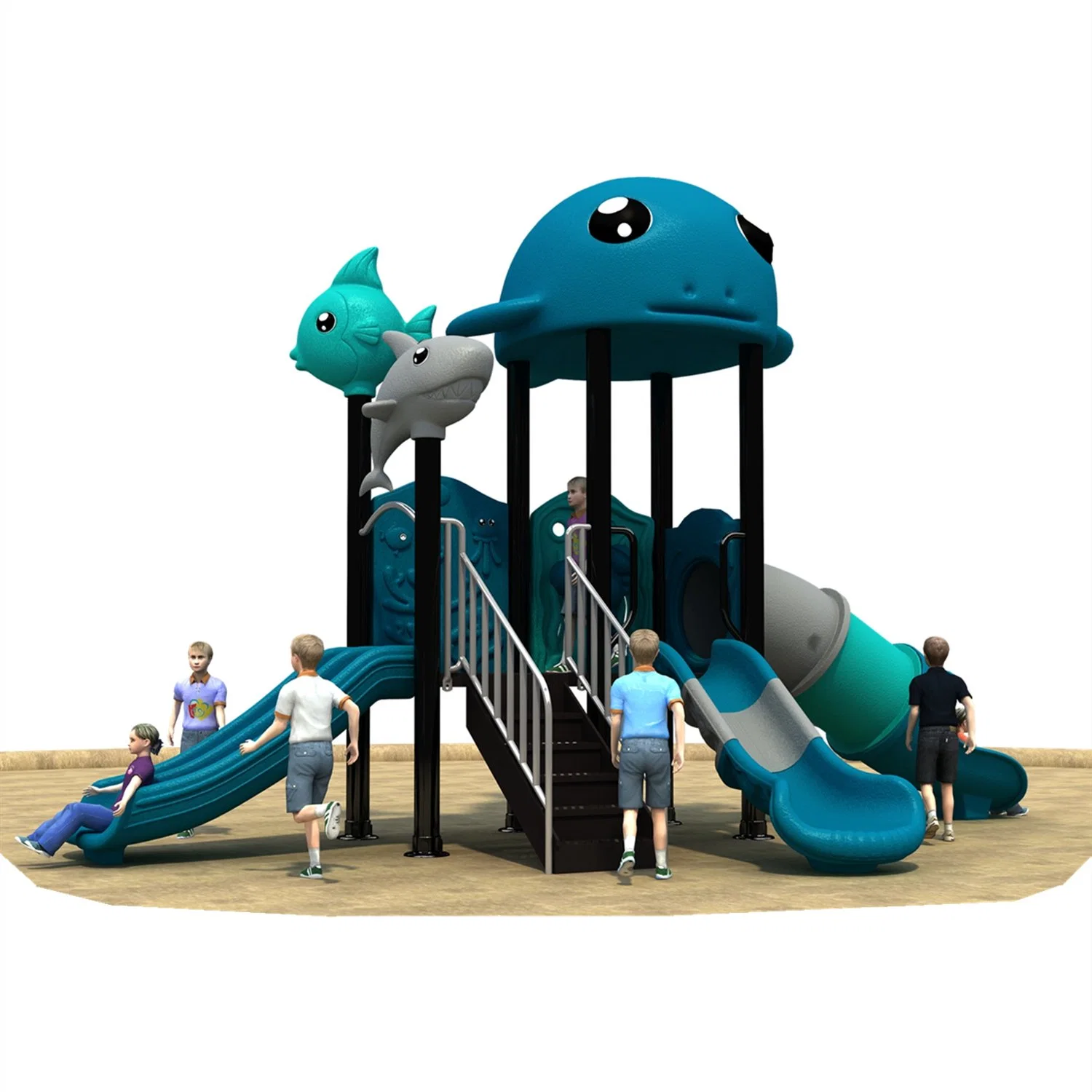 Customized Community Playground Toys Outdoor Children's Play Equipment