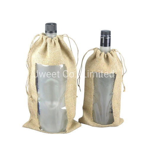 Custom 750ml Glass Bottle Bag for Gift Packing