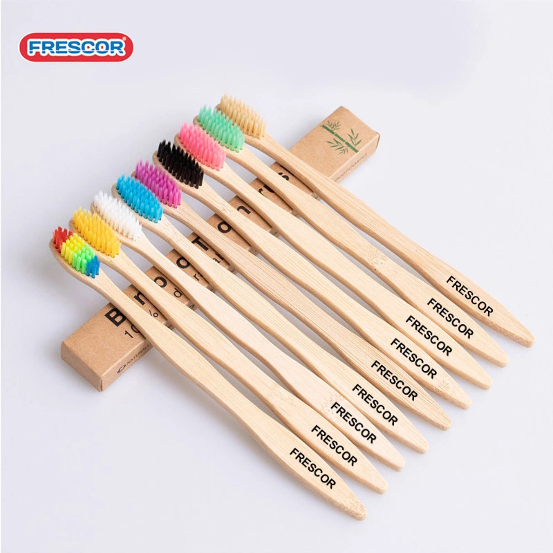 Biodegradable Tooth Brush 100% Organic Private Label Eco Friendly Bamboo Products Toothbrush