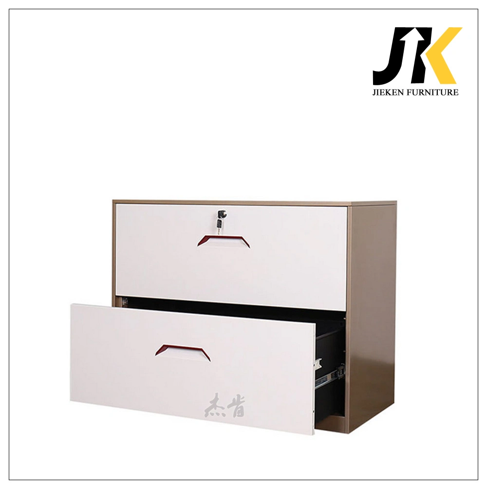 Simple Diamond Handle Steel Filing Cabinet with Lock