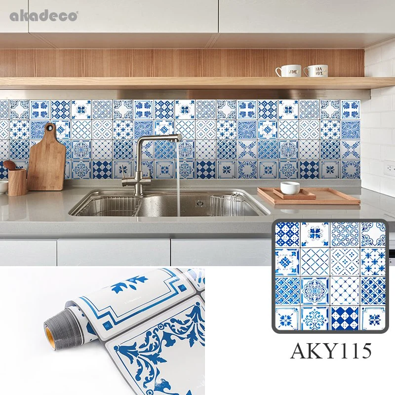 Akadeco China Made PVC Water Proof Kitchen Wall Sticker with Samples Available