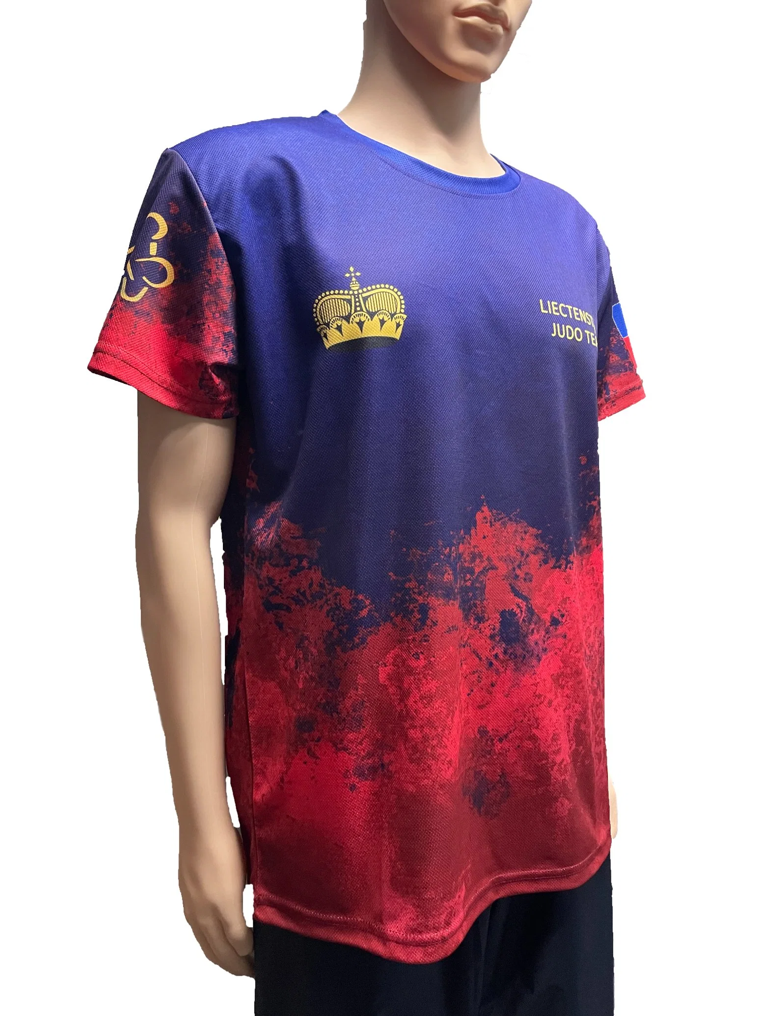 Heat Transfer Full Printed Dry-Fit Men's Tee Shirt