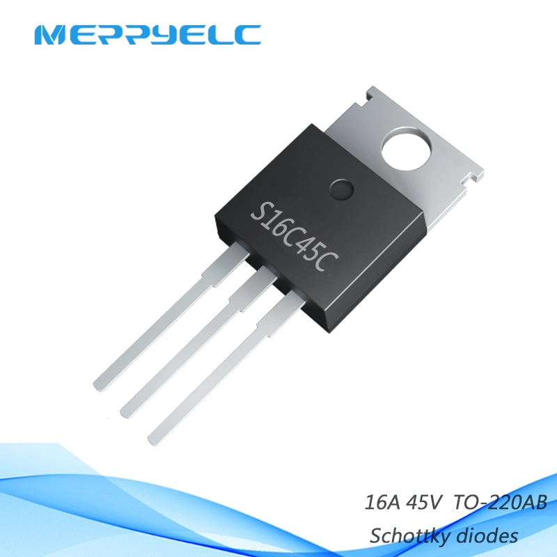 S16C45C  TO-220AB 16 AMPERES 45 VOLTS Schottky Barrier Rectifiers