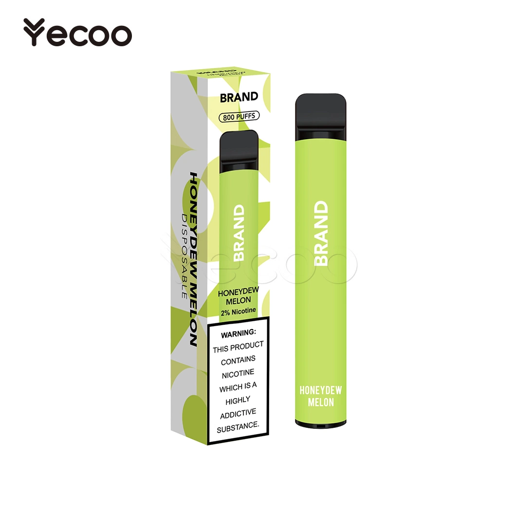 Yecoo Electronic Cigarette Vape Pen Wholesale/Supplierr Electronic Smoking Device China S2 16 600-800 Puffs New Disposable/Chargeable Electronic Cigarette