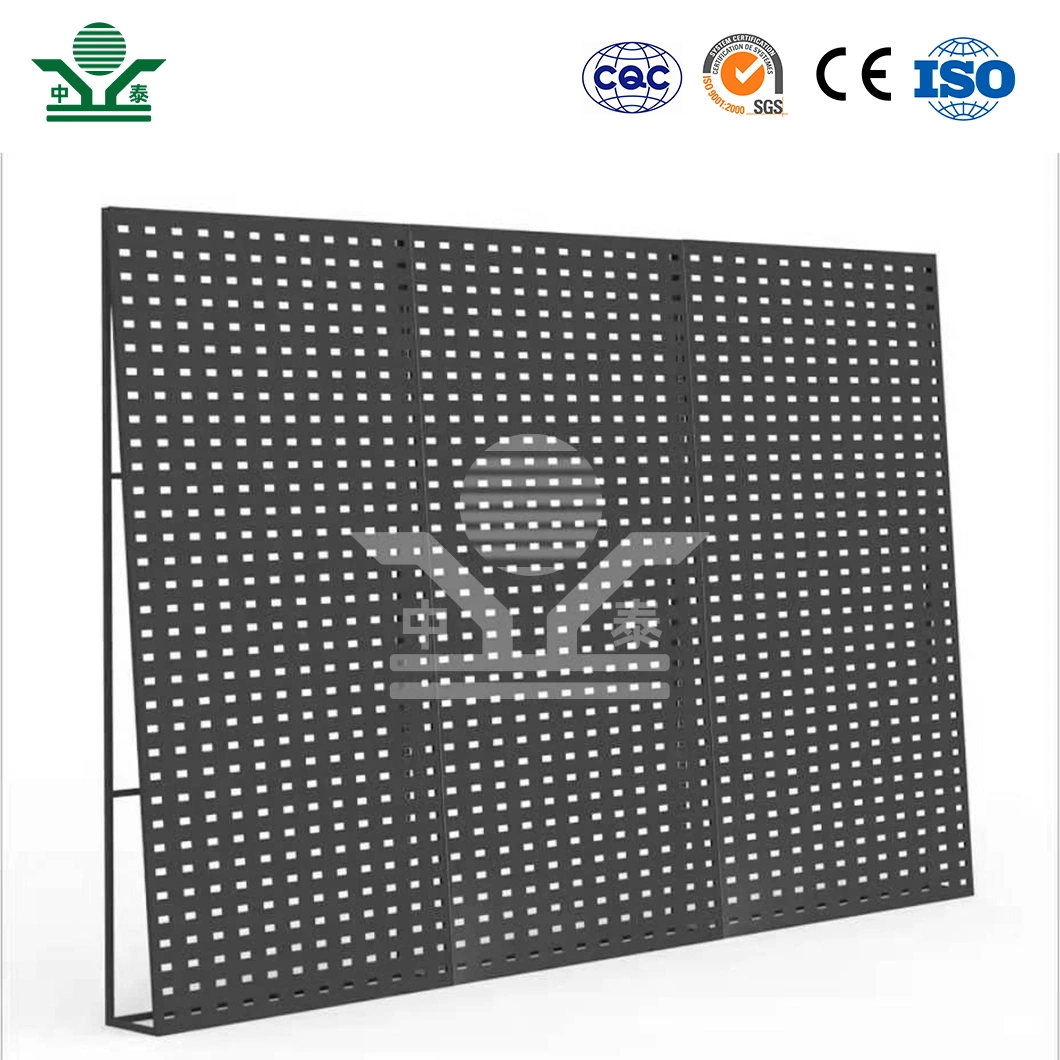 Zhongtai Blech Mesh Perforiertes Metall China Großhändler Oval Hole Form Aluminium Perforiertes Blech Kalt Gewalzter Stahl Material 0,5 Mm perforiertes Blatt