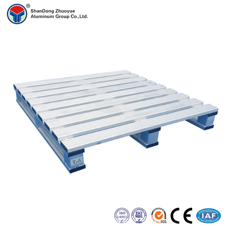 High-Temperature Resistant Warehouse Handling Turnover Fully Welded Aluminum Pallet Forklift Transportation Loading Aluminum Pallet