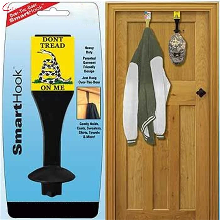 Wholesale Custom Smart Hook Dont Tread Over The Door Black Single Coat Hook