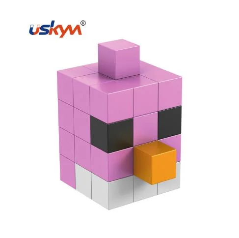 DIY Children&prime; S Magic Cube Puzzle Building Blocks Magnetic Cube Toy