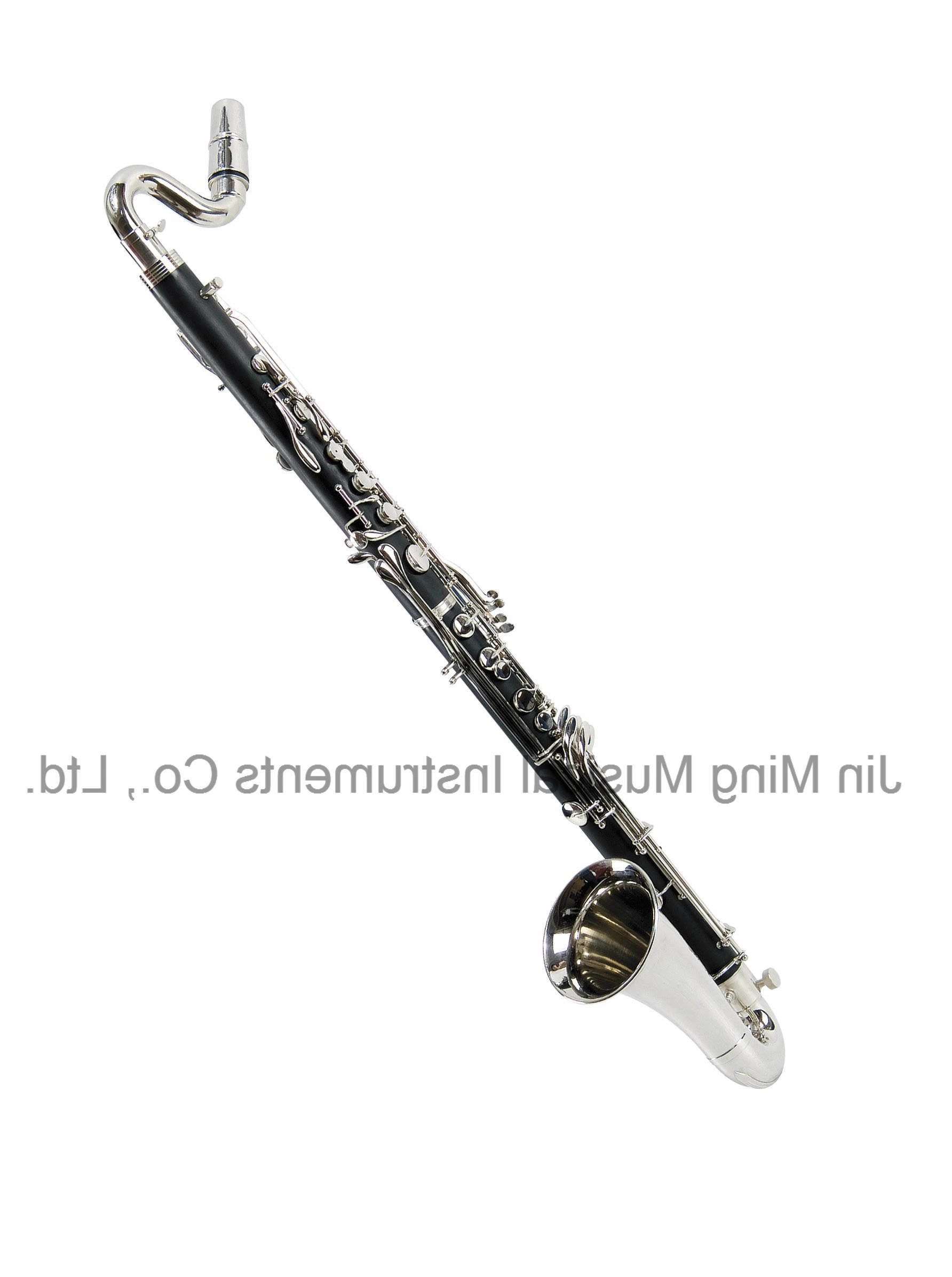 Hard Rubber Body Nickel Plated Keys Bass Clarinet Low E Manufacturer OEM